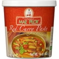 thumbnail image 1 of Mae Ploy Red Curry Paste, Authentic Thai Red Curry Paste For Thai Curries And Other Dishes, Aromatic Blend Of Herbs, Spices And Shrimp Paste, No MSG, Preservatives Or Artificial Coloring (14oz Tub), 1 of 8