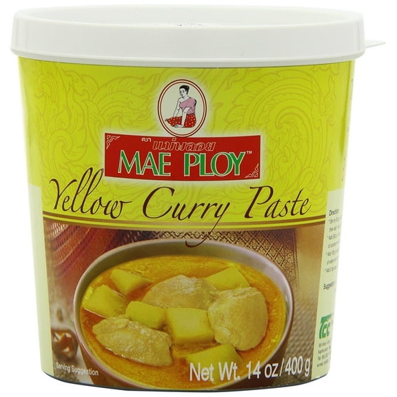 Mae Ploy Thai Yellow Curry Chili Paste, 14oz