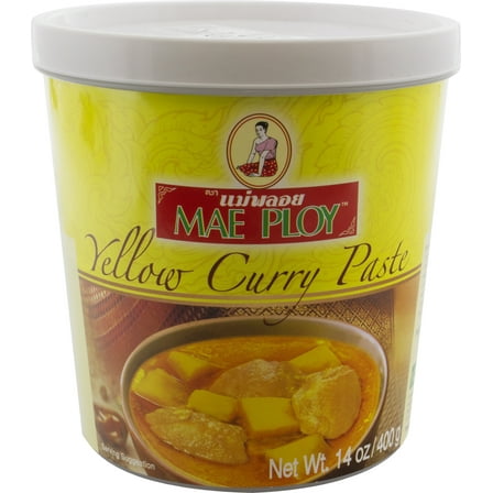Mae Ploy Yellow Curry Paste, 14 oz, 1 Count Jar