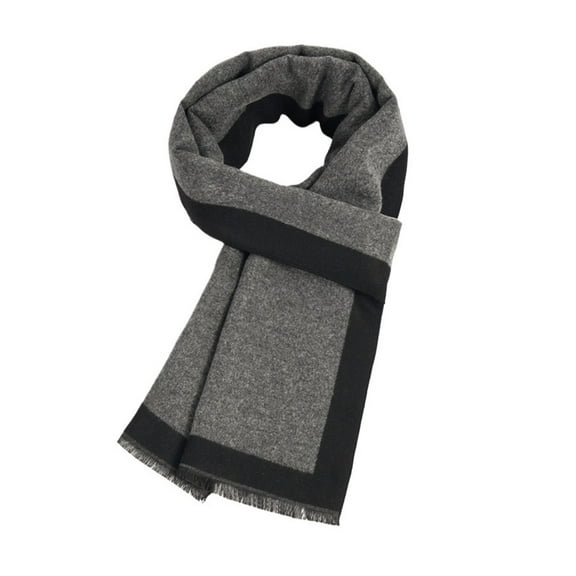 Mae Scarf for Men Business Scarf Autumn and Winter Warm Scarves Thick Shawl Blanket Foulard