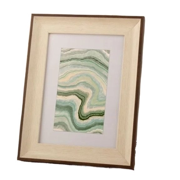 Mae Simple Wooden Photo Frame Calliaphy Decorative Piece Studio Wedding Photos.