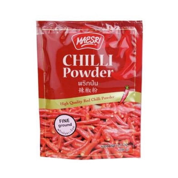Mae Sri (Ground Fine) Chilli Power  3.5 oz x 3 Pack