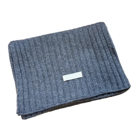 Mae Warm Knitted Scarf Unisex Versatile Patterned Winter New Style Men's Scarf Neck Warmer