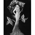 thumbnail image 1 of Mae West standing Posed in Black and White Photo Print (24 x 30), 1 of 1