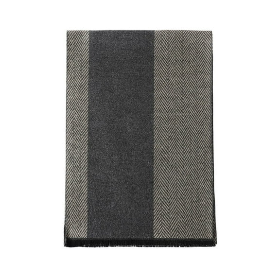 Mae Winter Men's Cotton Scarf Warm Neckerchief Patchwork Striped Scarves Soft Long Casual Male Bufanda Pashmina Shawl