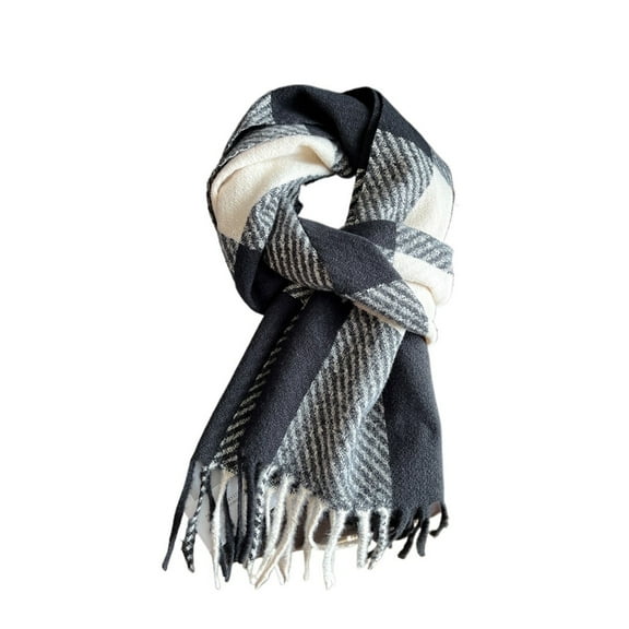 Mae Winter Scarf Warm Blanket Poncho Scarves Female Shawl Wraps Thick Foulard