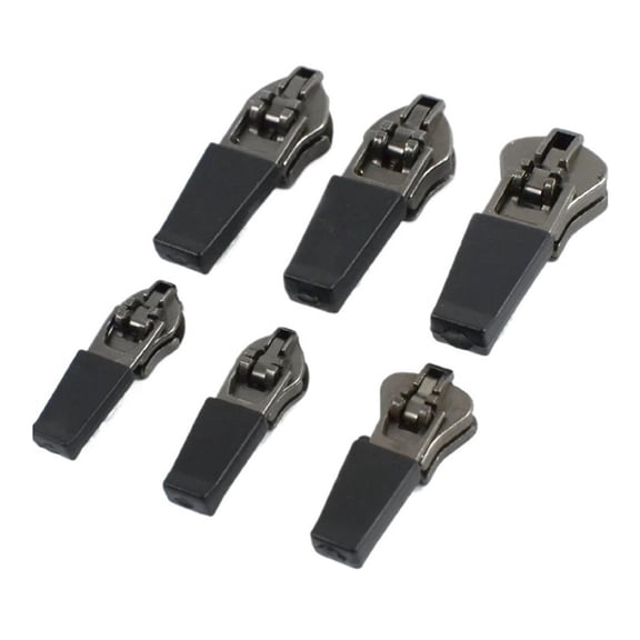 Mae Zippers Slider Puller for Nylon/Resin Zips Bag Coat Tent Zip Lock Head Clothes Zipper Repair Sewing Accessories.