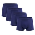 thumbnail image 1 of Maean 4 Pack Mens Big and Tall Boxer Briefs Comfy Breathable Elastic Waist Compression Underwear, 1 of 2
