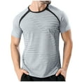 thumbnail image 1 of Maean Big and Tall Althetic Shirts for Mens Short Sleeve Quick Dry Lightweight Running Gym Tee Shirt, 1 of 7
