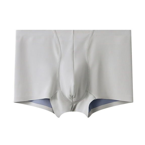 Maean Big and Tall Boxers Underwear for Mens Seamless Low Waist Soft Comfy Breathable Underpant