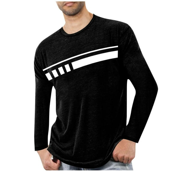 Maean Big and Tall Shirts for Mens Long Sleeve Casual Tops Workout Gym Breathable Comfy Loose Tshirts