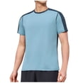 thumbnail image 1 of Maean Big and Tall Shirts for Mens Workout Gym Athletic Short Sleeve Crew Neck Loose Basic Tee, 1 of 5