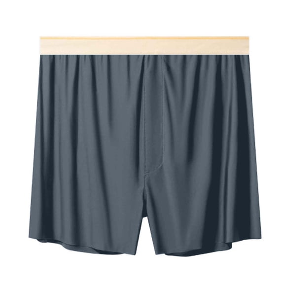 Maean Big and Tall Underwear for Mens Pajamas Shorts Bottom Comfort Loose Boxer Briefs L-XXXXXL