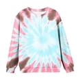 thumbnail image 1 of Maean Boys Girls Shirts Tie Dye Printed Long Sleeve Crewneck Pullover Lightweight Tee Tshirts, 1 of 3
