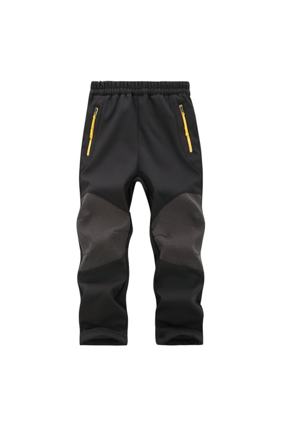 Boys Girls Ski Pant Waterproof Windproof Hiking Elastic Waist Winter Warm Insulated Pants