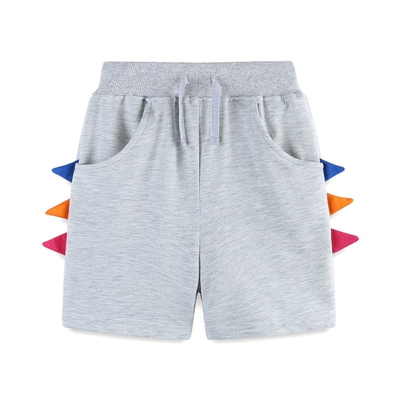 Maean Boys Sweat Shorts Pull on Jogger Shorts Elastic Waist Drawstring Loose Shorts with Pockets