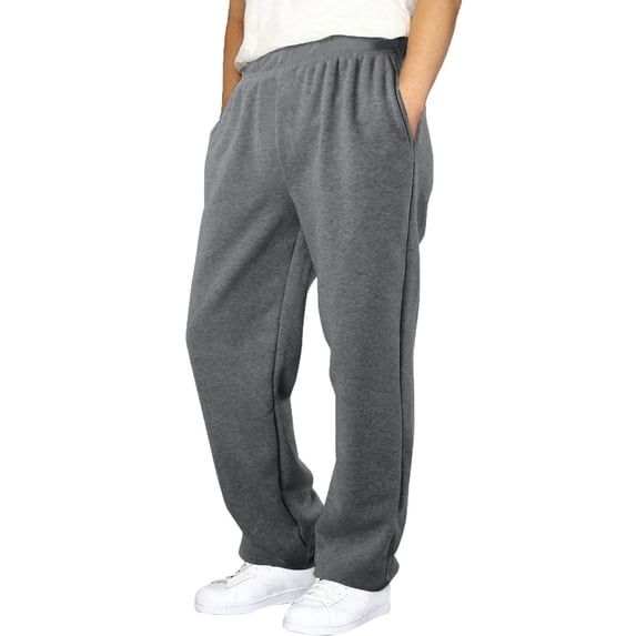 Maean Boys Sweatpants Elastic High Waist Wide Leg Loose Sweat Pants Casual Sport Trousers with Pockets