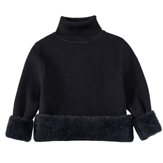 Maean Turtleneck Sweaters for Boys Kids Mock Neck Cable Knitted Long Sleeve Solid Color Warm Sweater
