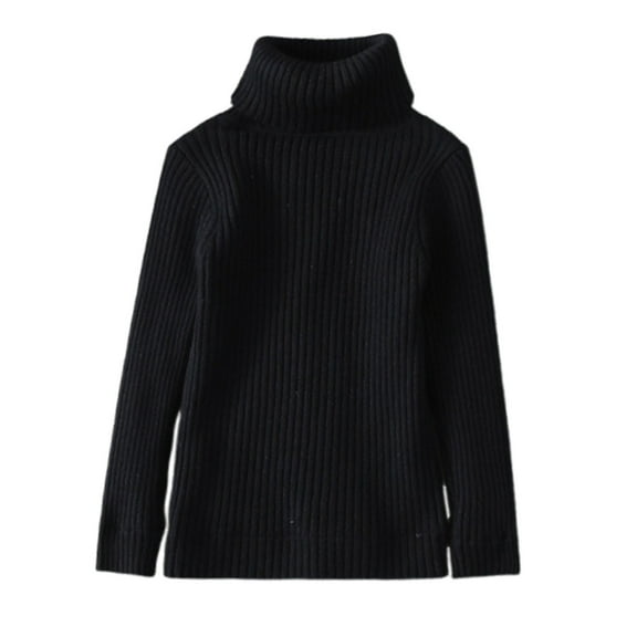 Maean Turtleneck Sweaters for Boys Kids Mock Neck Cable Knitted Long Sleeve Solid Color Warm Sweater