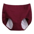 thumbnail image 1 of Maean Cotton Underwear for Women Menstrual Period High Rise Full Coverage Panties Leak Proof Breathable Briefs, 1 of 6