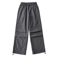thumbnail image 1 of Maean Cropped Wide Leg Pants for Women Elastic High Waist Casual Outdoor Sport Hiking Work Trousers with Pockets, 1 of 5