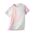 thumbnail image 1 of Maean Girls Athletic Shirts Quick Dry Lightweight Short Sleeve Crew Neck Tee Summer Workout Breathable Tops, 1 of 3