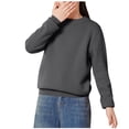 thumbnail image 1 of Maean Girls Knit Sweaters Cotton Comfortable Crew Neck Fall Winter Warm Pullover Tops 2-14 Years, 1 of 6