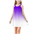 thumbnail image 1 of Maean Girls Sleeveless Shirts Dress Kids Summer Casual Crewneck Loose Beach Short Dresses 4-15 Years, 1 of 3