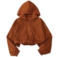 thumbnail image 1 of Maean Girls Summer Lightweight Jacket Sun Protection Long Sleeve Jackets Zippered Hooded Outerwear Tops with Pocket, 1 of 7