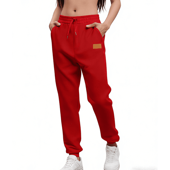 Maean Jogger Sweatpant for Womens Elastic Bottom Straight Leg Baggy Lounge Fall Winter Fashion Pant with Pockets