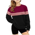 thumbnail image 1 of Maean Kids Girls Crewneck Sweatshirts Oversized Loose Long Sleeve Pullover Sweatshirt Clothes, 1 of 4