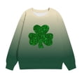 thumbnail image 1 of Maean Kids Toddler St Patricks Day Sweatshirt Long Sleeve Crewneck Pullover Shirt Tops Clothes 1t-12t, 1 of 5