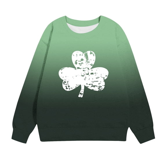 Maean Kids Toddler St Patricks Day Sweatshirt Long Sleeve Crewneck Pullover Shirt Tops Clothes 1t-12t
