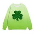 thumbnail image 1 of Maean Kids Toddler St Patricks Day Sweatshirt Long Sleeve Crewneck Pullover Shirt Tops Clothes 1t-12t, 1 of 5