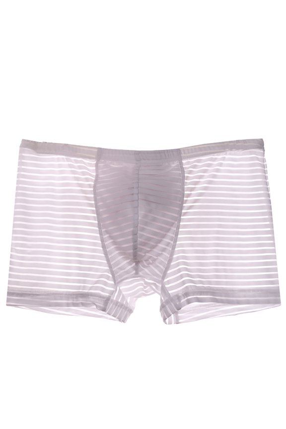 L-3XL Mens Silk Boxers Underwear Lightweight Seamless Soft Comfy Breathable Panties for Men
