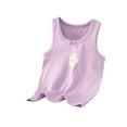 thumbnail image 1 of Maean Little Girls Cotton Tank Tops Sleeveless Crewneck Tanks Comfort Undershirts for Dance Gym, 1 of 3