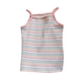 thumbnail image 1 of Maean Little Girls Striped Camisoles Cotton Spaghetti Strap Sleeveless Basic Undershirts for Girl, 1 of 4