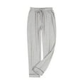 thumbnail image 1 of Maean Men Big and Tall Pjs Pants Wide Leg Loose Sleepwear Pajamas Lounge Bottoms with Pockets L-4XL, 1 of 3