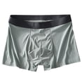 thumbnail image 1 of Maean Men Big and Tall Trunks Underwear Loose Fitting Regular Soft Comfy Breathable Seamless Briefs, 1 of 5