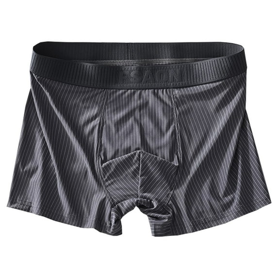 Maean Men Big and Tall Trunks Underwear Loose Fitting Regular Soft Comfy Breathable Seamless Briefs