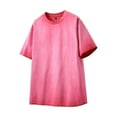 thumbnail image 1 of Maean Men Cotton Tshirts Oversized Short Sleeve Baggy Tee 2025 Summer Casual Plain Shirts Clothes, 1 of 2