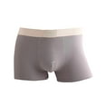thumbnail image 1 of Maean Men Cotton Underwear Ribbed Boxer Briefs Soft Comfy Breathable Big and Tall Underpant, 1 of 3