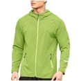 thumbnail image 1 of Maean Men Lightweight Jacket Waterproof Zip up Hoodie Long Sleeve Hiking Fishing Athletic Jackets, 1 of 6