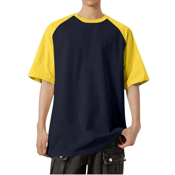 Maean Men Oversized Tee Baggy Short Sleeve Crew Neck Shirts Summer Causal Streetwear Mens Tshirts Tops