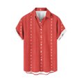thumbnail image 1 of Maean Men Short Sleeve Tshirts Button down Lightweight Fashion Shirts Vacation Beach Summer Tops, 1 of 5