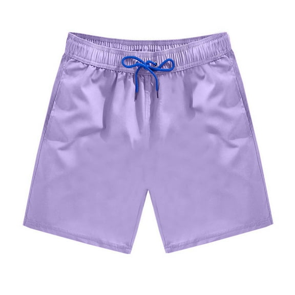 Maean Men Shorts 5 Inch Shorts Stretch Summer Beach Wear Elastic Waist Drawstring Shorts with Pockets