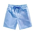 thumbnail image 1 of Maean Men Shorts 5 Inch Shorts Stretch Summer Beach Wear Elastic Waist Drawstring Shorts with Pockets, 1 of 3