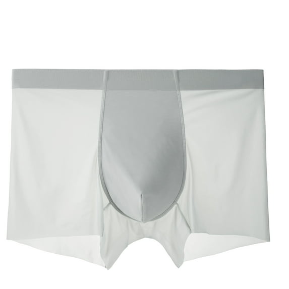 Maean Men Silk Underwear Seamless Lightweight Soft Comfort Quick Dry Boxer Panties for Mens
