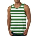 thumbnail image 1 of Maean Men Striped Tank Sleeveless Workout Gym Exercise Shirt Muscle Undershirt Tee Casual Summer Tops, 1 of 5