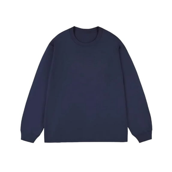 Maean Men Sweatshirts Cotton Pullover Crewneck for Mens and Womens Solid Color Sweatshirt Clothes